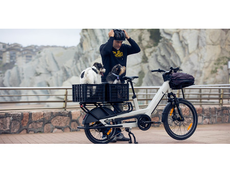 Bicicleta Eléctrica Cargo Monty V4 ROVER 24"-20"