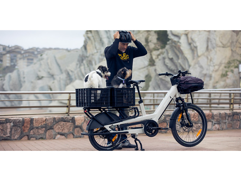 Bicicleta Eléctrica Cargo Monty V4 ROVER 24"-20"