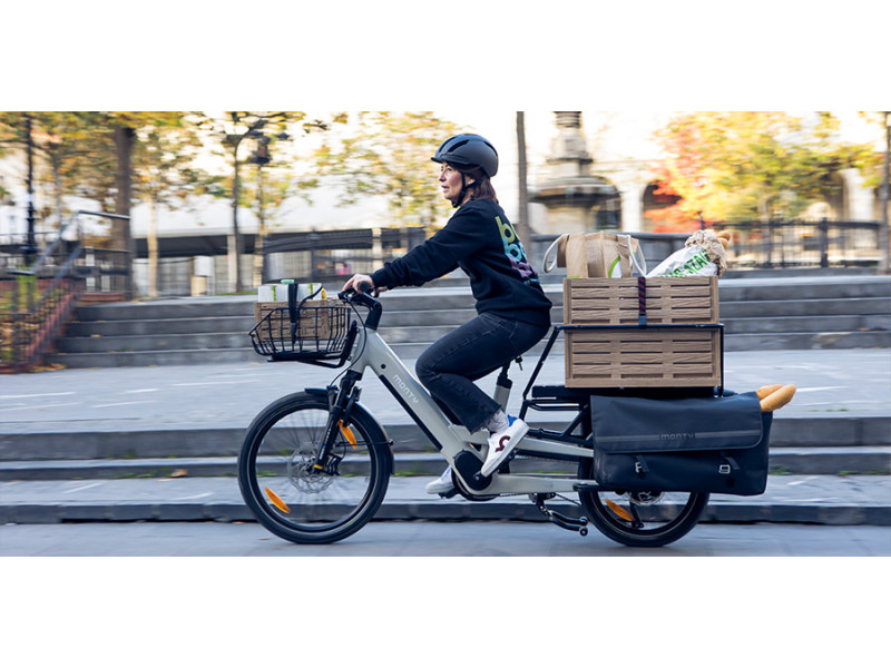 Bicicleta Eléctrica Cargo Monty V4 ROVER 24"-20"