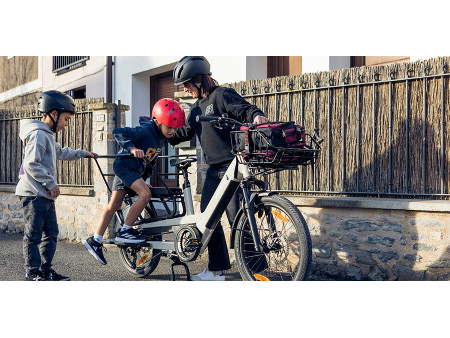 Bicicleta Eléctrica Cargo Monty V4 ROVER 24"-20"