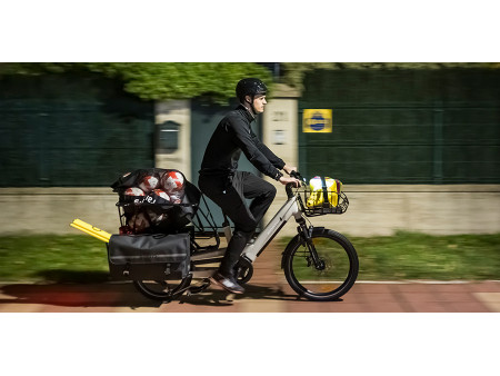 Bicicleta Eléctrica Cargo Monty V4 ROVER 24"-20"