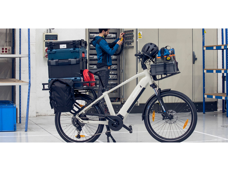 Bicicleta Eléctrica Cargo Monty V6 ROVER 26"