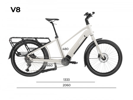 Bicicleta Eléctrica Cargo Monty V8 26"