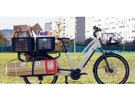Bicicleta Eléctrica Cargo Monty V8 26"