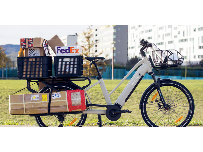 Bicicleta Eléctrica Cargo Monty V8 26"
