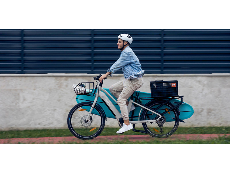Bicicleta Eléctrica Cargo Monty V8 26"