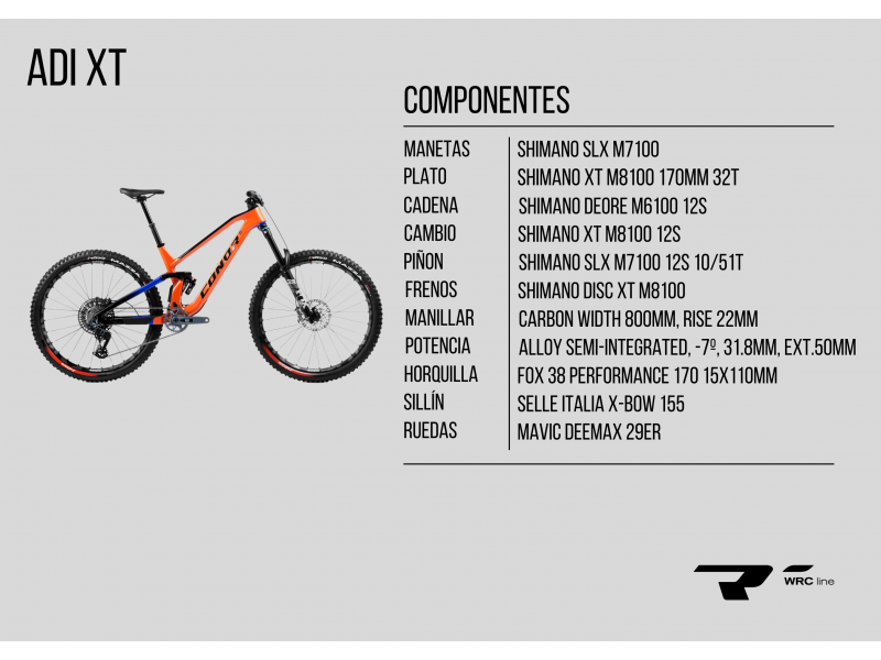 Bicicleta MTB Doble Suspensión Conor Adi 29" Shimano XT