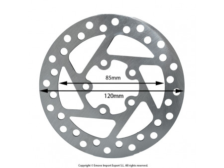Disco Freno Patinete 120mm Xiaomi – Redondo (5H – 40MM)