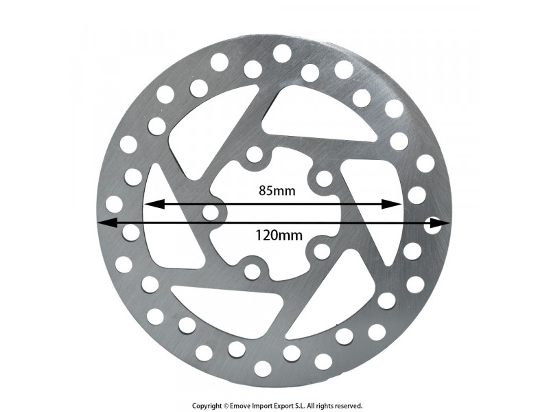 Disco Freno Patinete 120mm Xiaomi – Redondo (5H – 40MM)