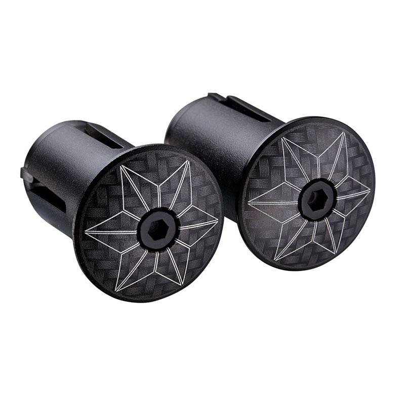 Tapones Cinta manillar Supacaz Super Sticky Kush Classic Negro