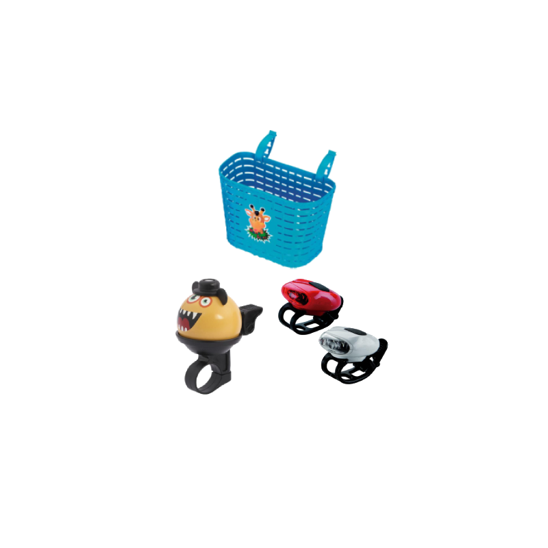 Pack infantil - Cesta Azul - Monstruito Naranja