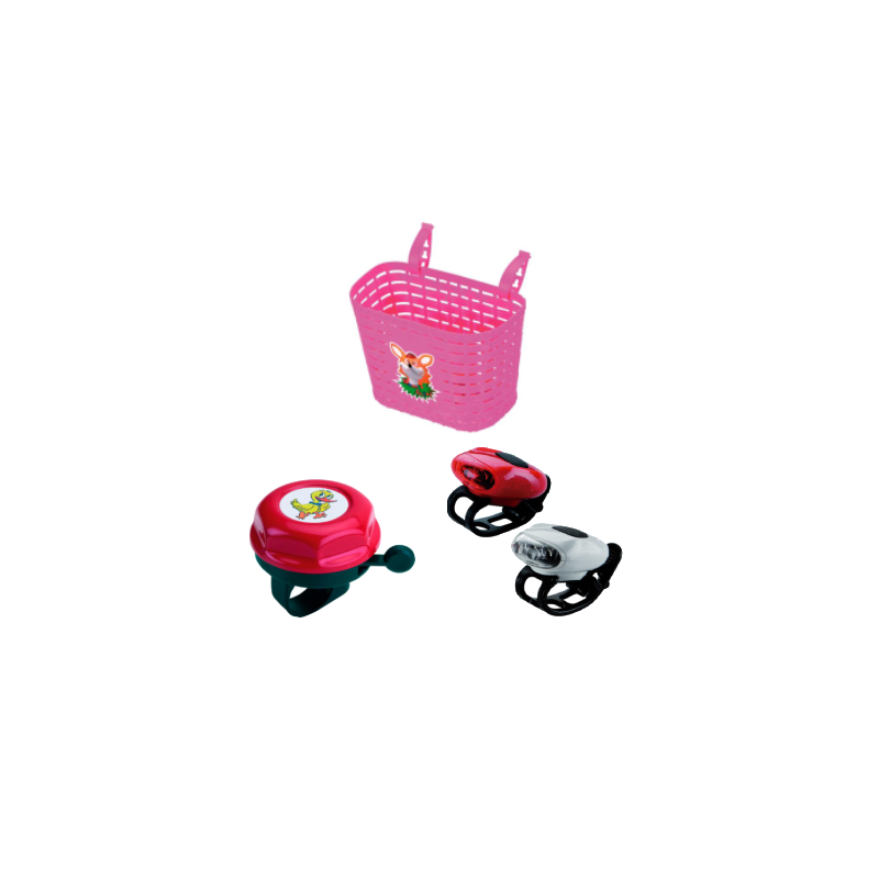 Pack infantil - Timbre Rojo - Cesta Rosa