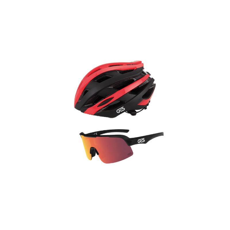 Pack Seguridad & Estilo Icon-12 negro-rojo, Omega negras