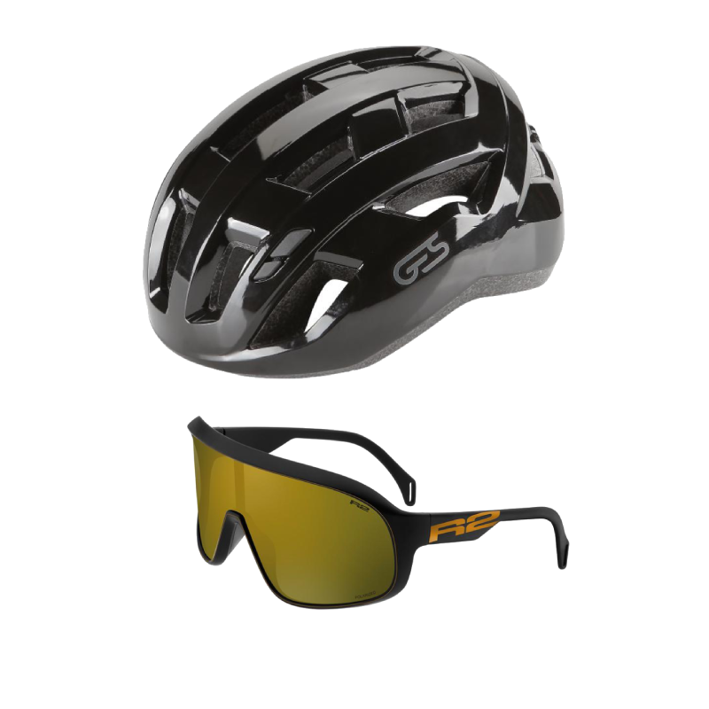 Pack Seguridad & Estilo X-Way Negro, Falcon Negras-Doradas