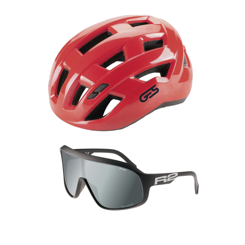 Pack Seguridad & Estilo X-Way Rojo, Falcon Negras
