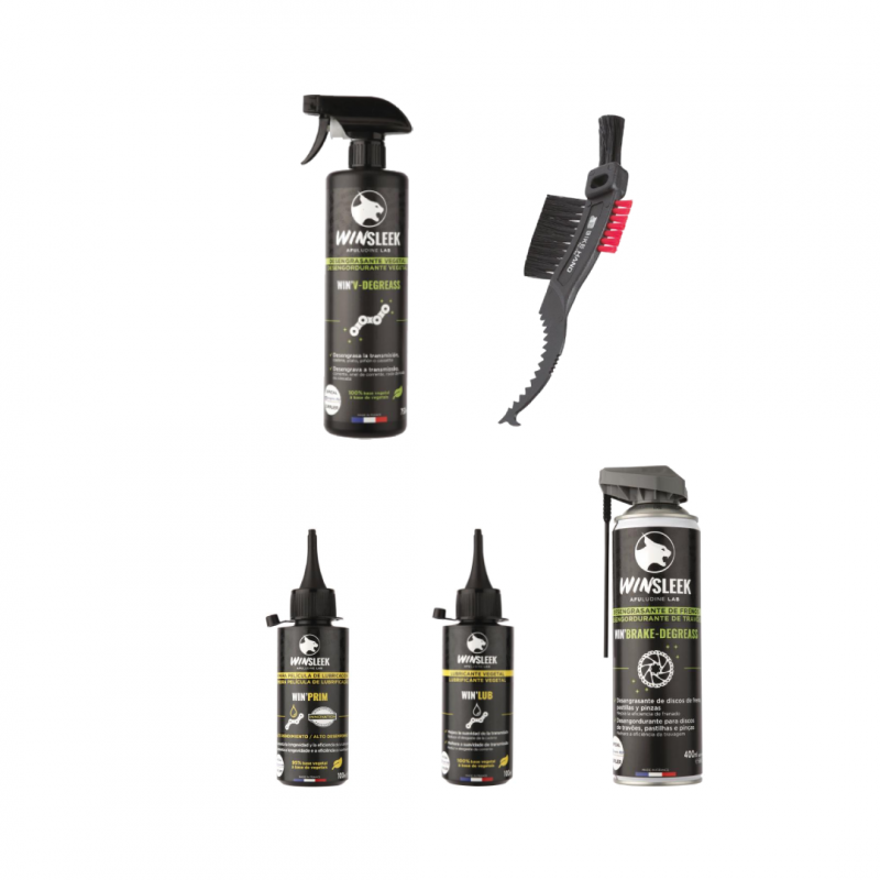 Pack Mantenimiento Desengrasantes, Lubricantes y Cepillo